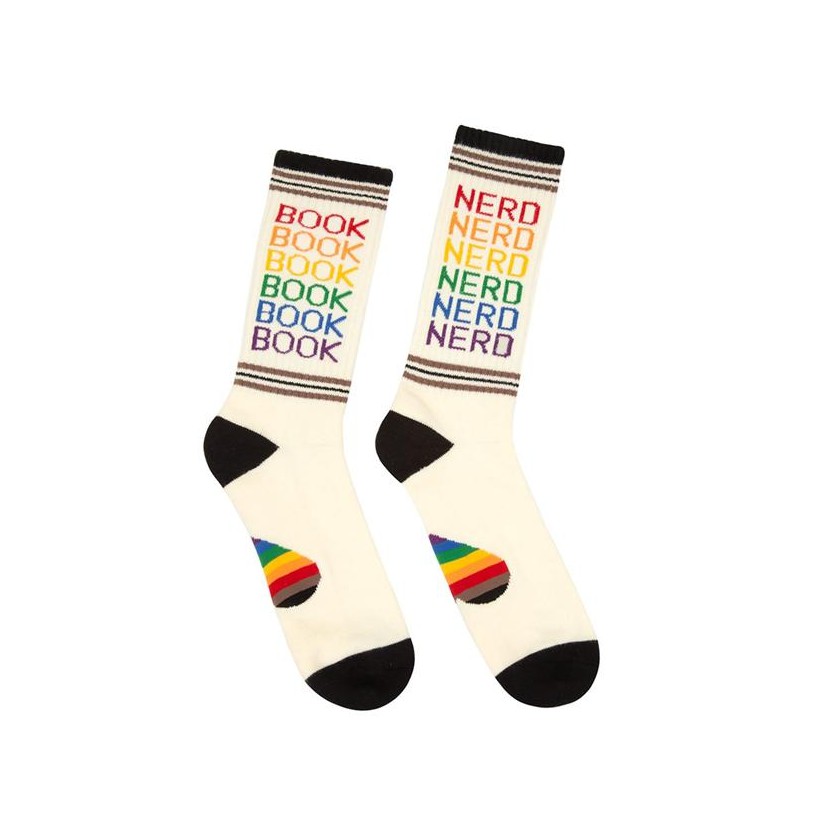 OUT OF PRINT Socks/ L/ Book Nerd Pride 彩虹愛閱讀襪子 eslite誠品