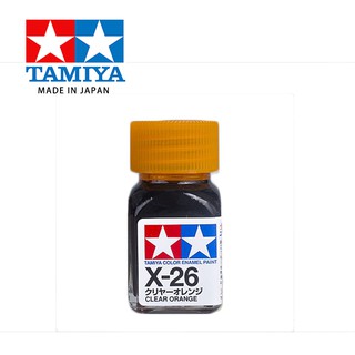 【鋼普拉】現貨 田宮模型漆 TAMIYA 80026 X-26 X26 模型專用 油性漆 透明橘色 10ml