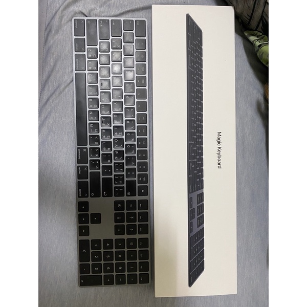 Apple Magic Keyboard 2 巧控鍵盤 無線 含數字鍵中文拼音 太空灰