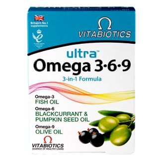 現貨🔥英國Vitabiotics Ultra Omega 369 Formula 魚油 60顆
