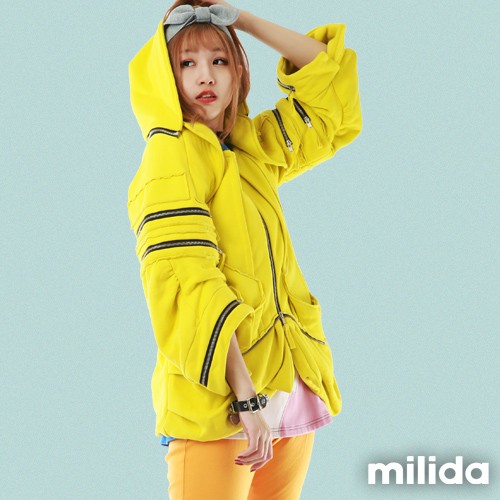 milida 連帽保暖大衣外套 MV10A001