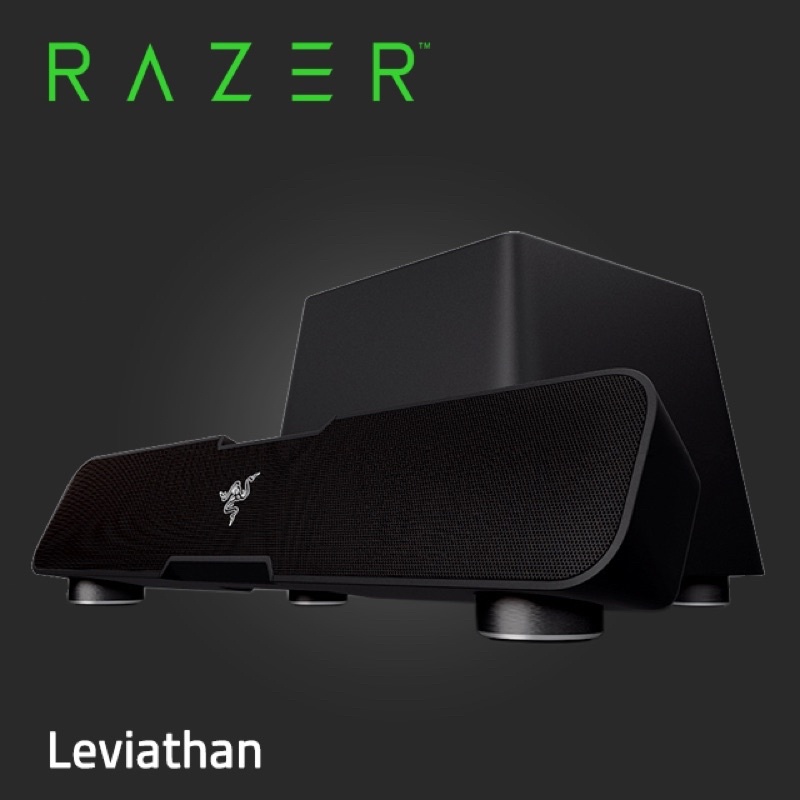 二手 無盒 Razer Leviathan 利維坦巨獸 5.1 聲道環繞音效 音響 無線 藍牙 喇叭 低音喇叭