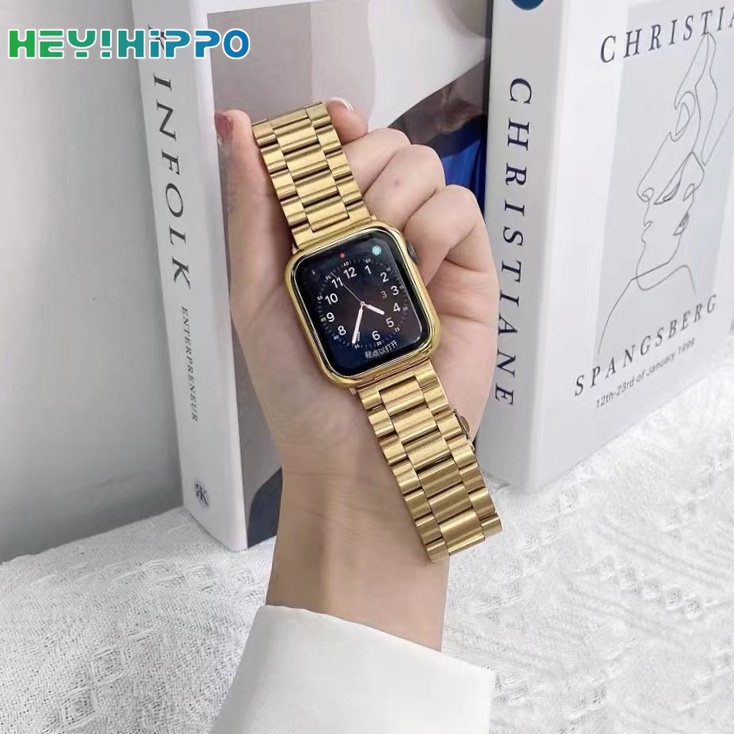 不鏽鋼 金屬錶帶 適用於 Apple Watch 7代 6代 5 SE 蘋果錶帶 44mm 41mm 40mm 45mm