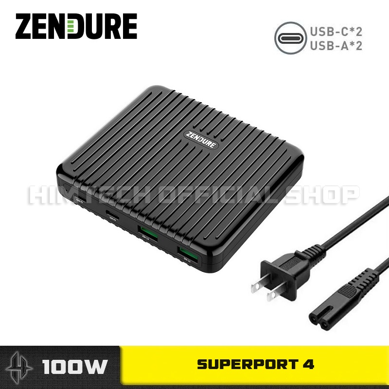 Zendure SuperPort 4 USB Type-C PD 電源傳遞 100W 桌面充電器