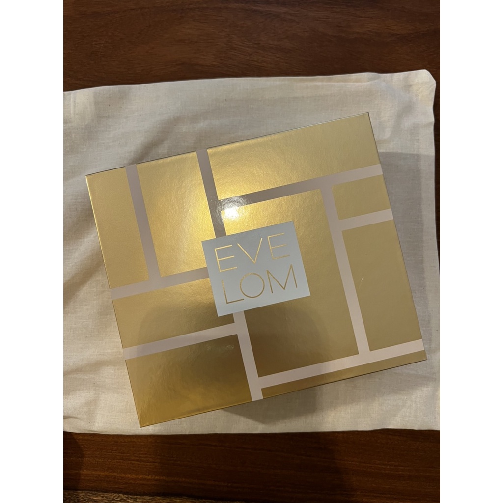 【現貨】2021年版EVE LOM 聖誕交換禮盒全能深層潔淨霜100ml+深層潔淨修護面膜100ml+瑪姿林卸妝綿布