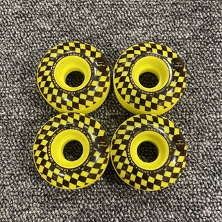 TARGET SPORTS專業滑板100a硬輪/黃色/格紋印花