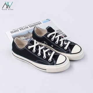 Converse 男女 1970 Chuck Taylor All Star ’70 黑色 低筒帆布鞋- 162058C