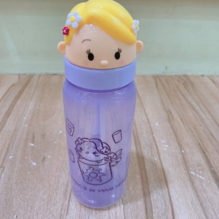 ［翹鬍子］臺灣 迪士尼授權 長髮公主 樂佩 吸管水壺 吸管杯