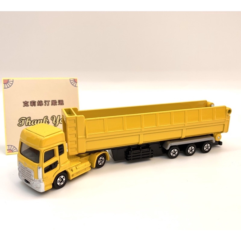 現貨 全新Tomica #147 長型車 UD Trucks Quon Trailer Dump 卡車 砂石車 飼料車