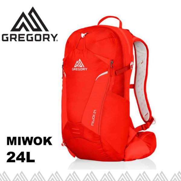 【GREGORY 美國 MIWOK 24 多功能電腦背包《柑橘紅》24L】68384/雙肩背包/後背包/旅行//悠遊山水