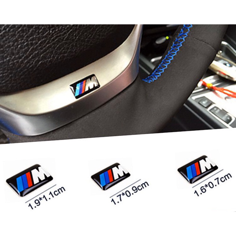 BMW M標 方向盤貼標 輪框 鋁圈 水晶貼紙x1 x3 x5 x7 M3 M5 E46 E90 F10 F11 E60