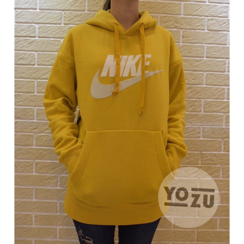 ⭐️YOZU ⭐️Nike 男生 刷毛 帽t  黃色 AV8411-711