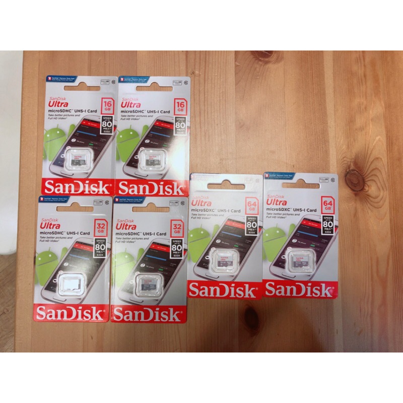 買就送卡盒🔥最後現貨.售完為止🔥16g 32g 64g 記憶卡 晟碟 SanDisk  TR70 TR80