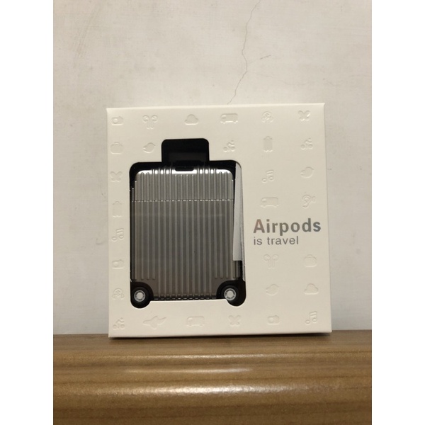 Airpods 保護套 1/2代通用 日默瓦Rimowa拉桿旅行箱 蘋果耳機保護殼 做工超精致可愛精品桌