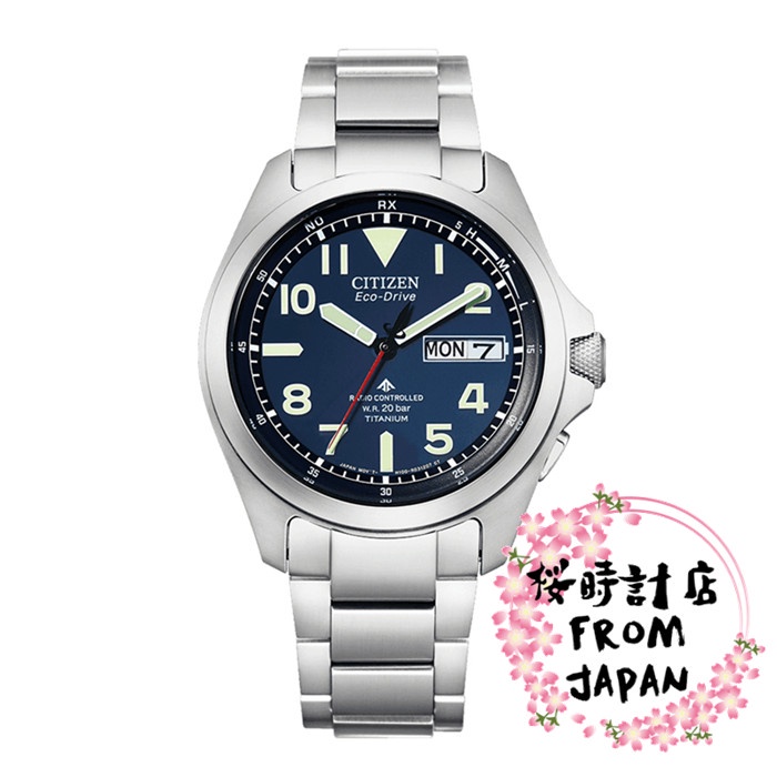 【日本原裝正品】 CITIZEN 星辰 PROMASTER LAND 光動能電波手錶 AT6080-53L 鈦金屬男錶