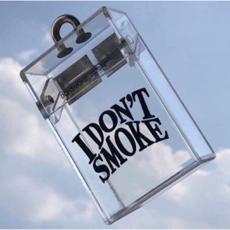 限時特價 I DON‘T SMOKE 磁吸透明 斜挎腰包  菸盒