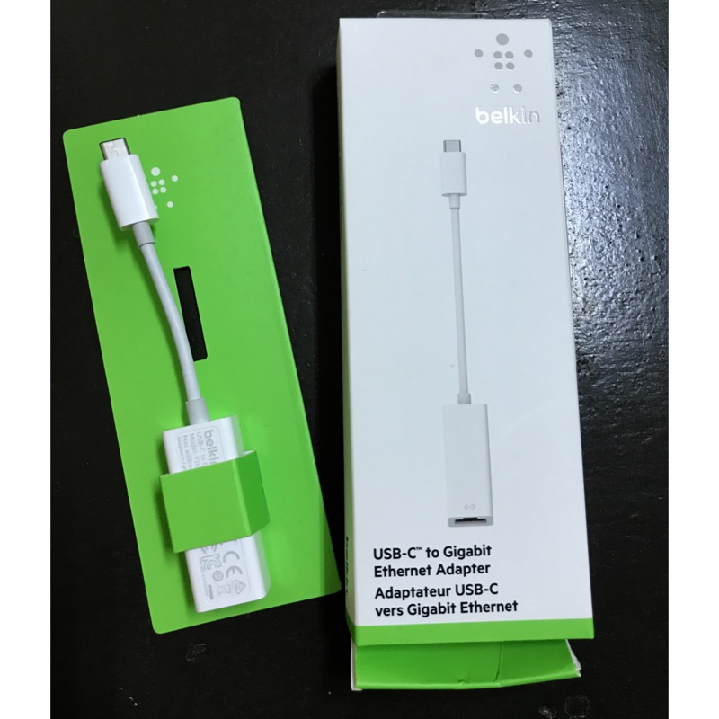 Belkin USB-C 對 Gigabit 乙太網路轉接器