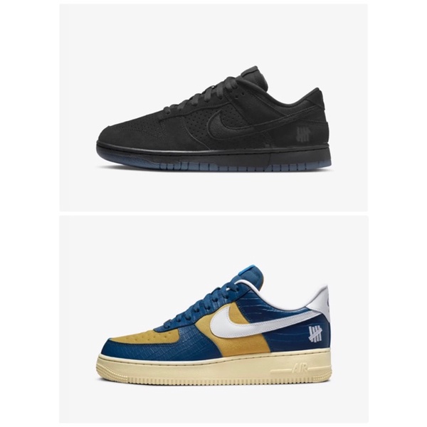 Nike x UNDEFEATED Air Force 1 &amp; Dunk “5 On It” (台灣公司貨）