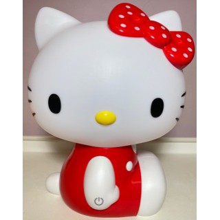 Hello Kitty 造型坐姿 LED Touch Lamp USB 觸碰護眼檯燈 凱蒂貓 小夜燈 床頭燈  三檔調光