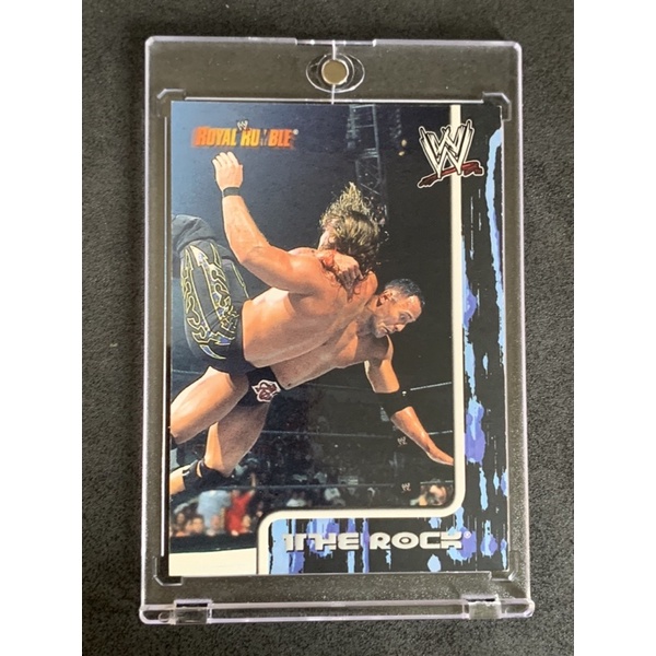 2002 Fleer WWF The Rock #50 Royal Rumble 巨石強森 摔角卡