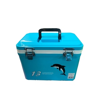 【漁樂商行】冰寶 13升活餌冰箱帶孔 TH-130 保冷冰箱 釣魚冰箱 露營冰箱 冰桶 行動冰箱 活餌桶 海豚 釣魚配件