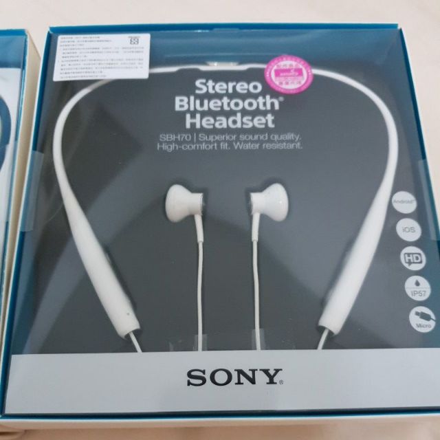 Sony  藍芽耳機 SBH70全新 超低價