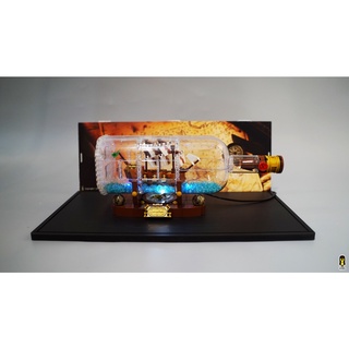 【臺南樂高 益同趣】LEGO 92177 / 21313 瓶中船 LED燈組專用包/防塵箱/組合套裝