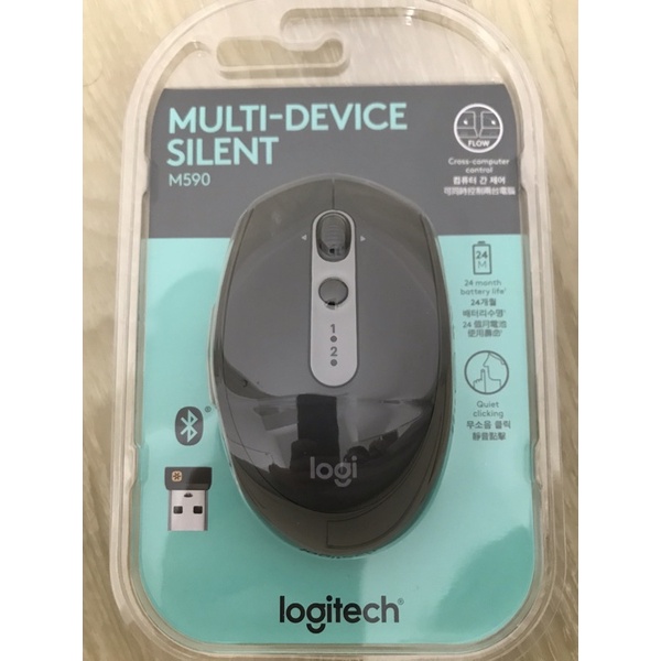 羅技 Logitech  M590無線靜音多工滑鼠