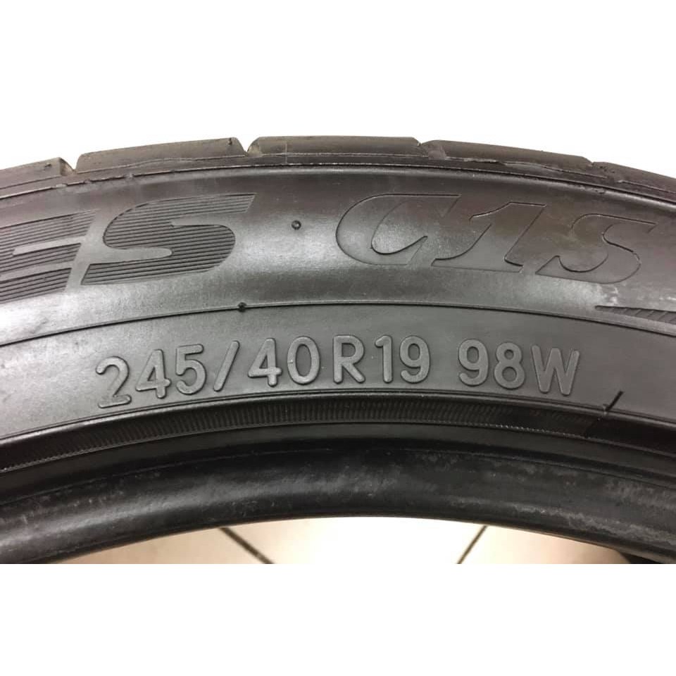 優質輪胎 Toyo C1s 245 40 19 兩條17年七成新 日本製 胎紋約4 9mm 245 40 19 三重區 蝦皮購物