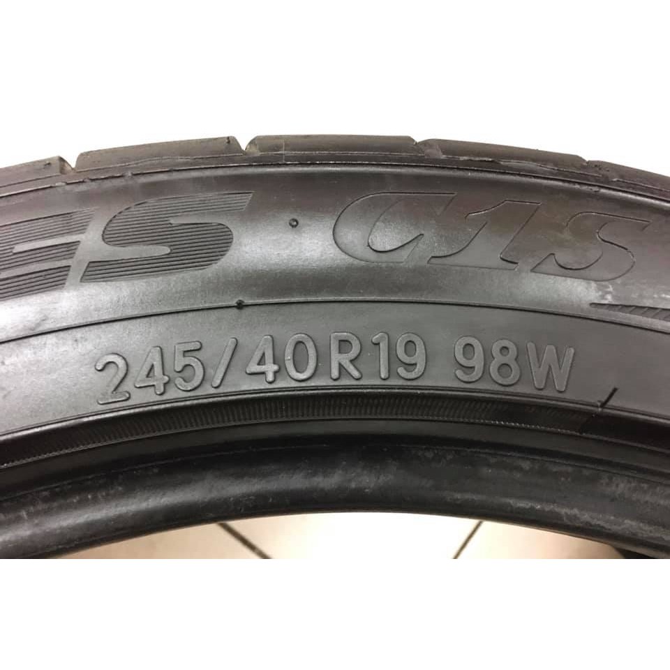 【優質輪胎】TOYO C1S_245/40/19_兩條17年七成新_日本製(胎紋約4.9mm_245-40-19)三重區