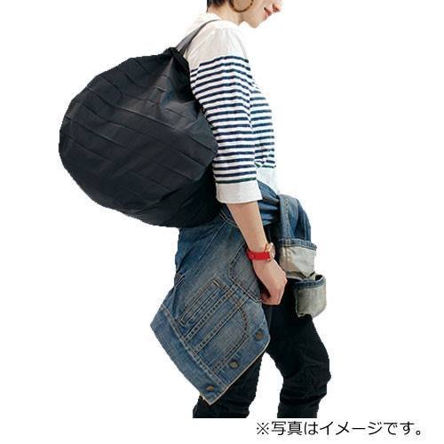 日本 Shupatto簡約風格超大容量折疊式萬用包/購物袋 黑色M號