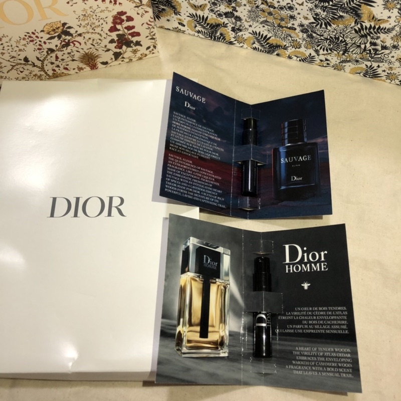 迪奧男香Dior HOMME SAUVAGE 淡香水1ml 針管香水 噴式 原廠公司貨 中文標籤 現貨 試管香水