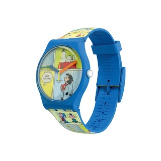 【SWATCH】史努比Snoopy限量聯名手錶 SMAK!-New Gent (41mm) 瑞士錶 SO29Z108