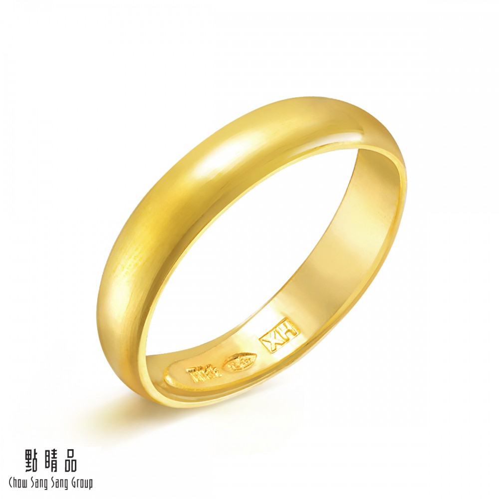 點睛品極簡素雅婚嫁黃金戒指 婚戒 計價黃金 蝦皮購物