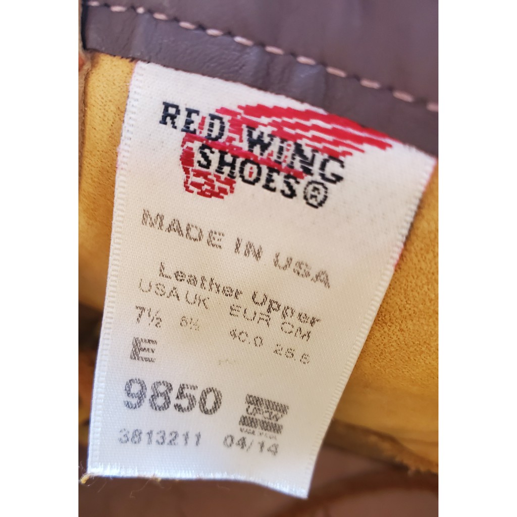 已停產!! RED WING 9850 靴王/黃金尺寸 貴重物品歡迎面交～