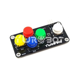 【鈺瀚網舖】YwRobot Arduino電子積木AD Keyboard類比鍵盤按鍵擴充板
