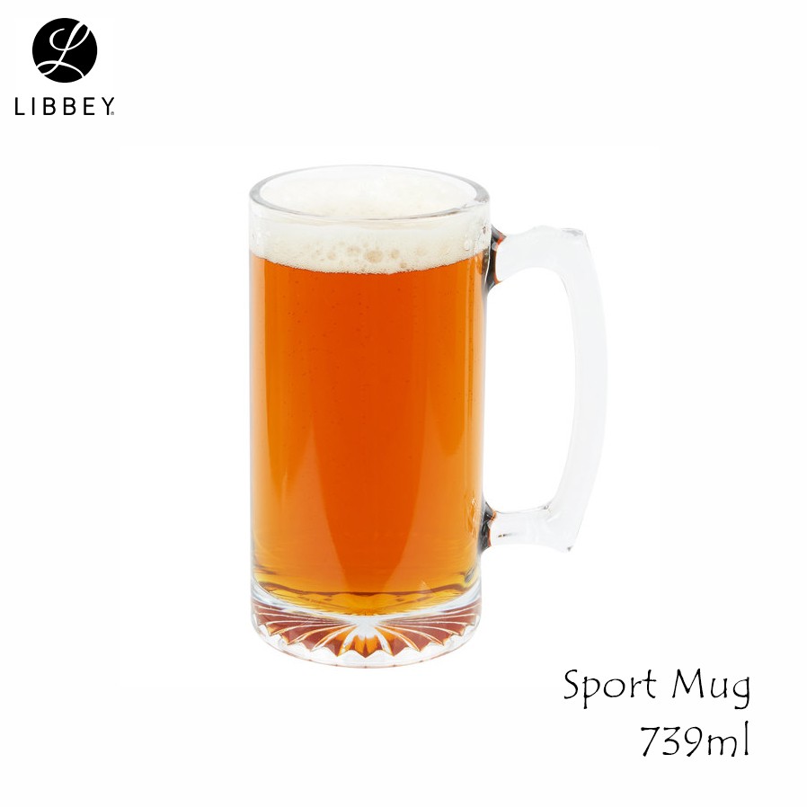 【美國Libbey】 Sport Mug 739cc 超大啤酒杯 飲料杯 玻璃杯 啤酒杯