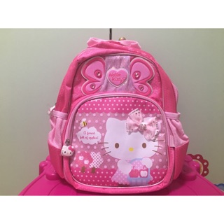 美人魚臺灣現貨 正版三麗鷗 hello kitty 兒童 雙肩 書包 揹包 幼稚園 女童蝴蝶結 鑲鑽 開學用品 500元