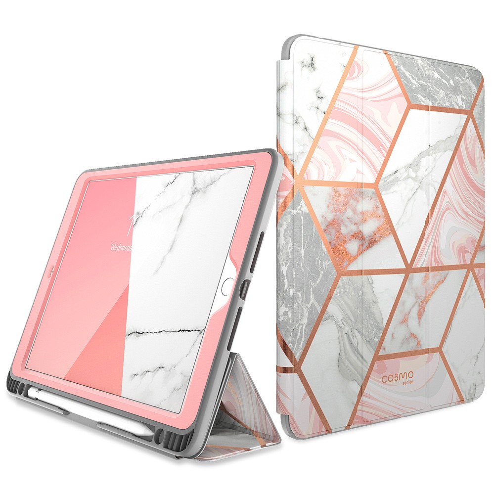 i-Blason 2019 iPad 10.2 iPad 7 8 9  大理石保護殼支架保護套平板套
