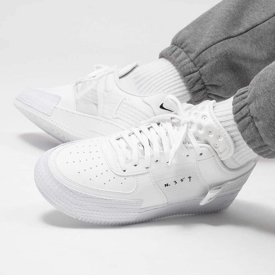 Bacmart Nike Air Force 1 Type 男女款經典復刻休閒鞋cq2344 101 蝦皮購物