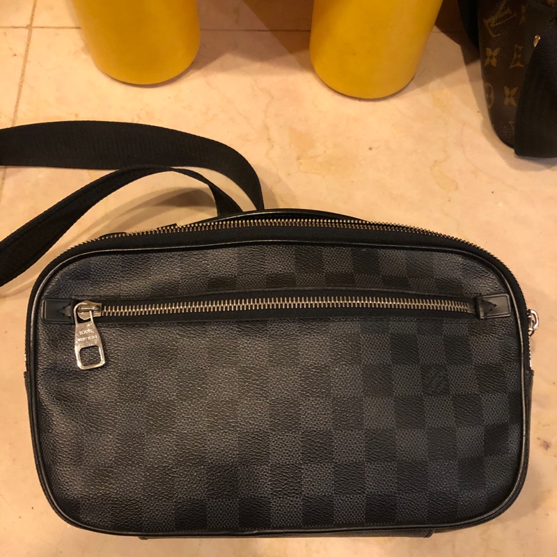 Louis Vuitton LV N41289 黑色棋盤側背包