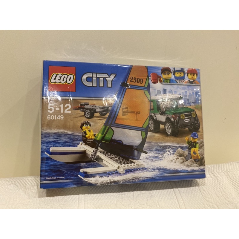 LEGO 樂高60149 城市系列四驅車和雙體帆船游艇組