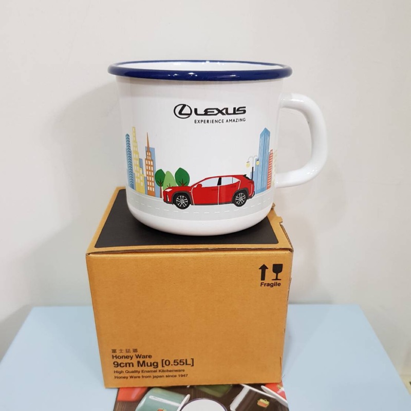 Lexus 精品honeyware富士琺瑯馬克杯0 55l 蝦皮購物
