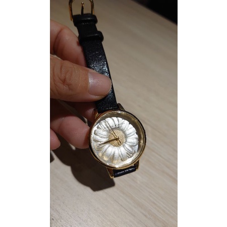 （二手）正品OLIVIA BURTON小雛菊浮雕女錶