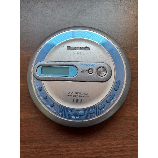 二手日本製國際牌CD隨身聽SL- SV570 可撥放MP3收聽FM