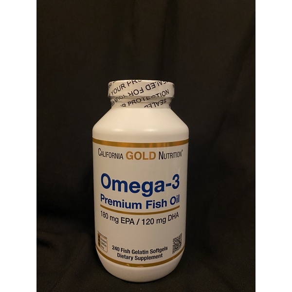 California Gold Nutrition Omega-3 魚油 fish oil 240/100顆