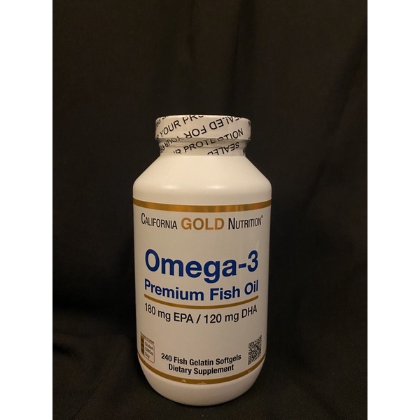 California Gold Nutrition Omega-3 魚油 fish oil 240/100顆 | 蝦皮購物