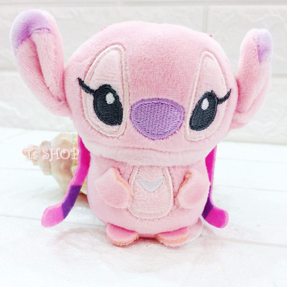 【Ts Shop】迪士尼 星際寶貝Q版 星際寶貝軟QQ 絨毛娃娃 珠鍊吊飾 史迪奇 醜丫頭 安琪 鑰匙圈 吊飾 玩偶