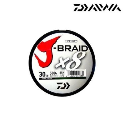 DAIWA 日本製 J-BRAID X8 500m  8股PE線/布線(墨綠色)