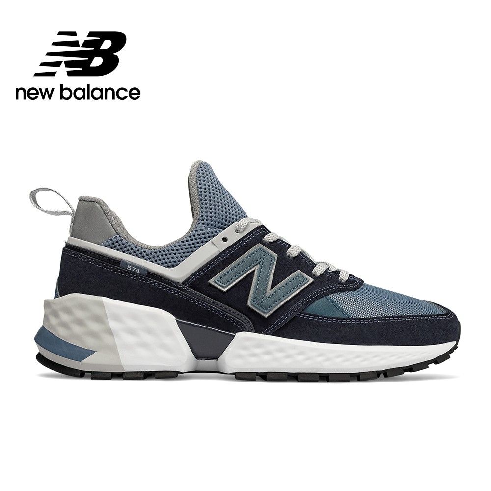【New Balance】 NB  復古運動鞋_男性_深藍_MS574EDC-D楦 574
